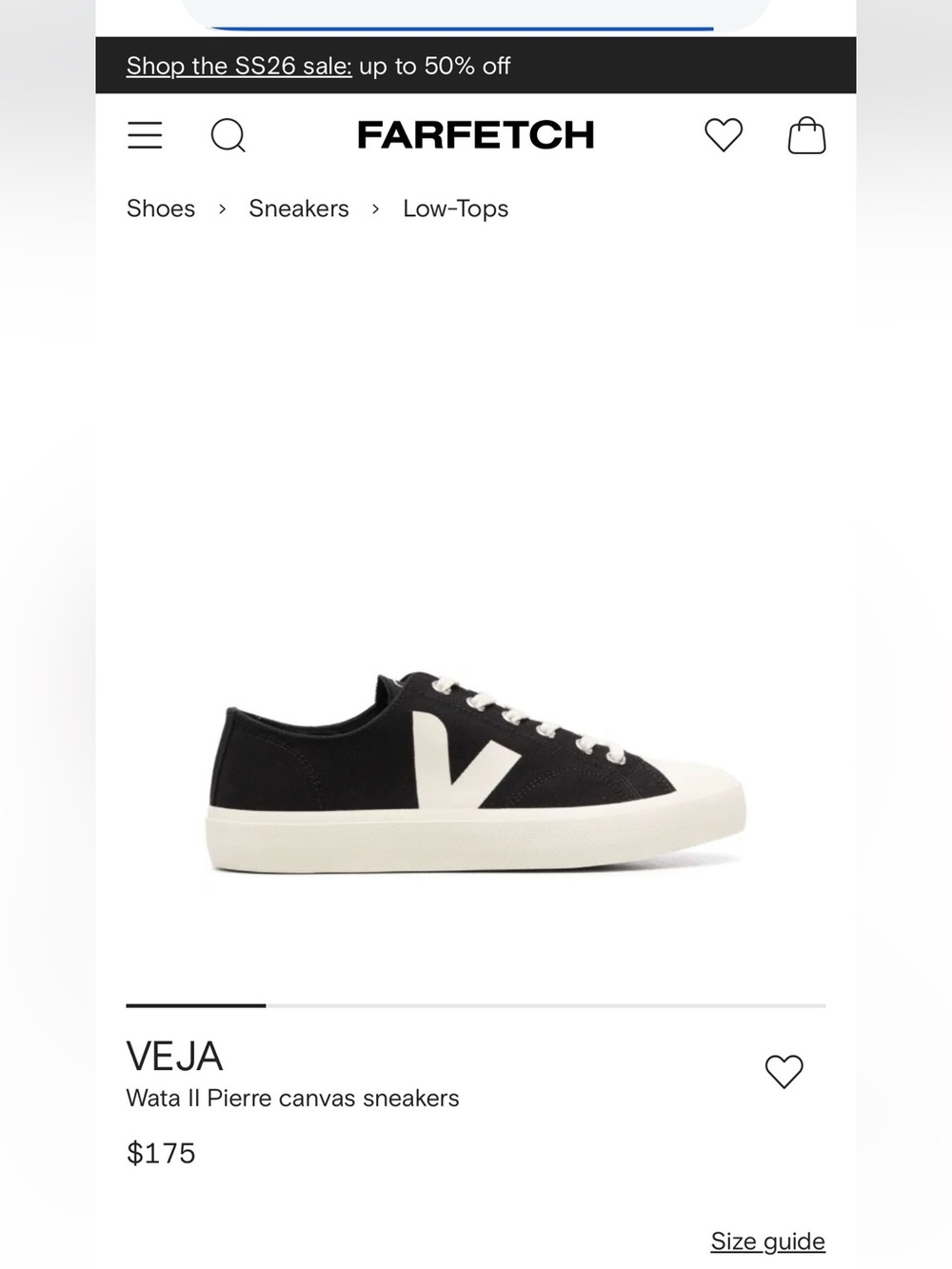 Veja - Wata II Low Canvas Pierre Sneakers